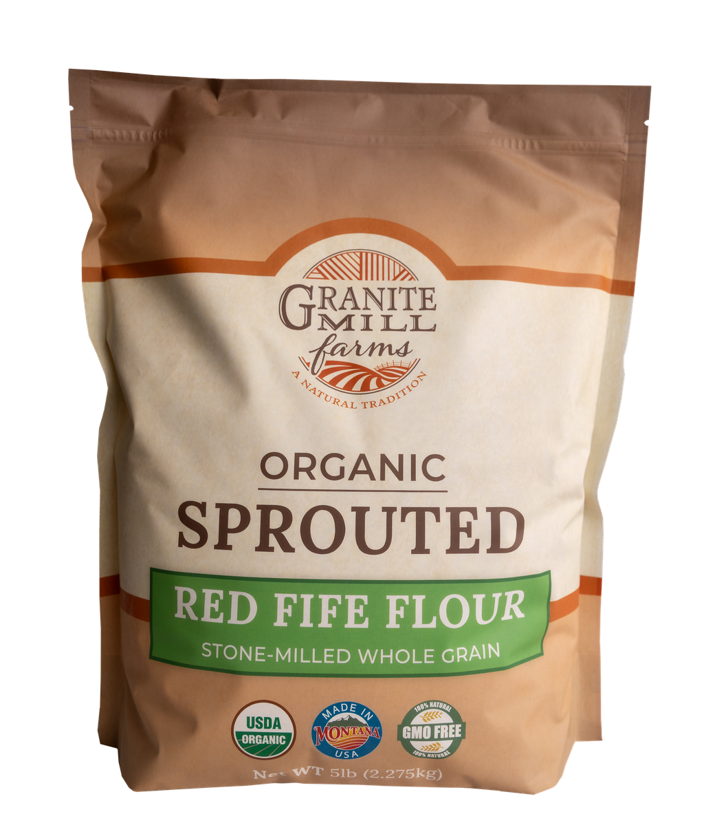 Red Fife Wheat Flour, Sprouted, Organic