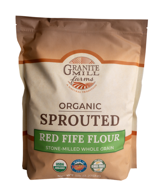 Red Fife Wheat Flour, Sprouted, Organic