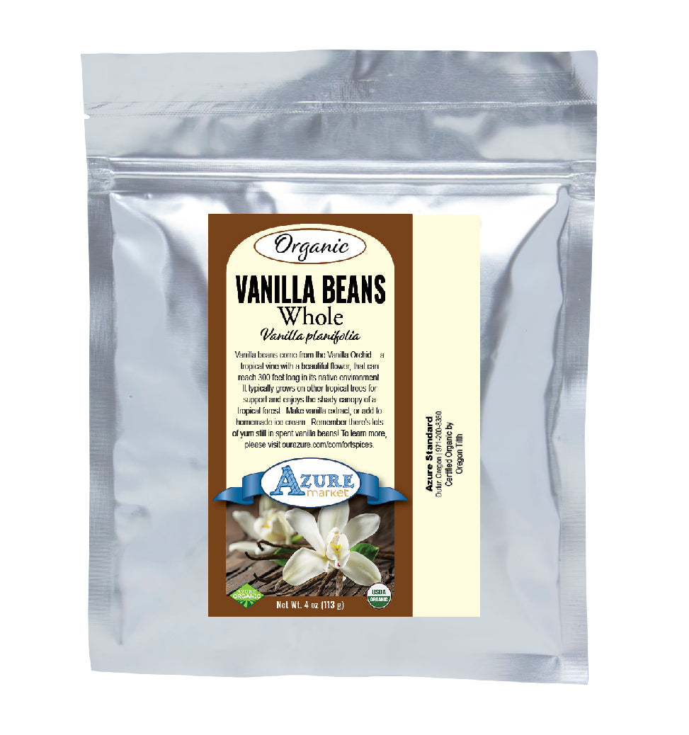 Vanilla Beans, Whole, Organic
