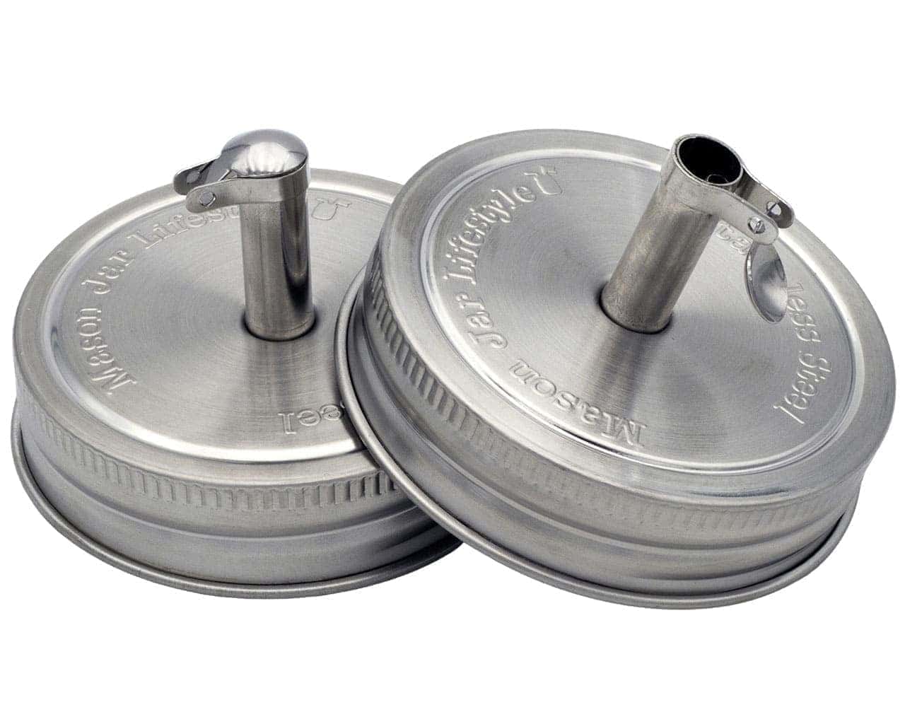 Stainless Steel Oil Cruet Lids, Regular Mouth
