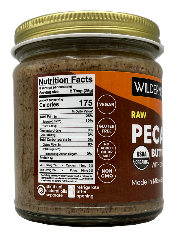 Pecan Butter with Cashews, Raw, Organic