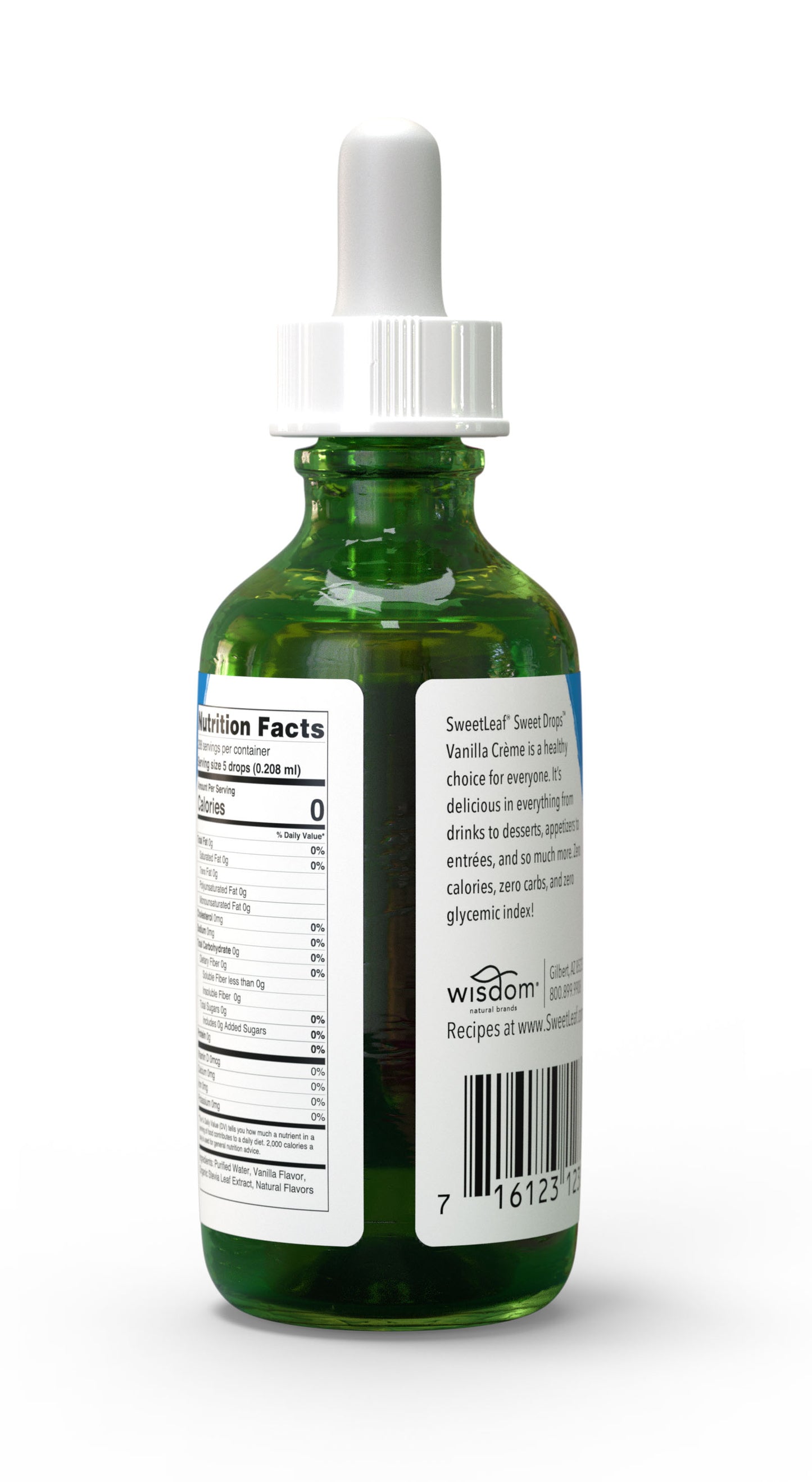 Stevia Clear Liquid, Vanilla Creme