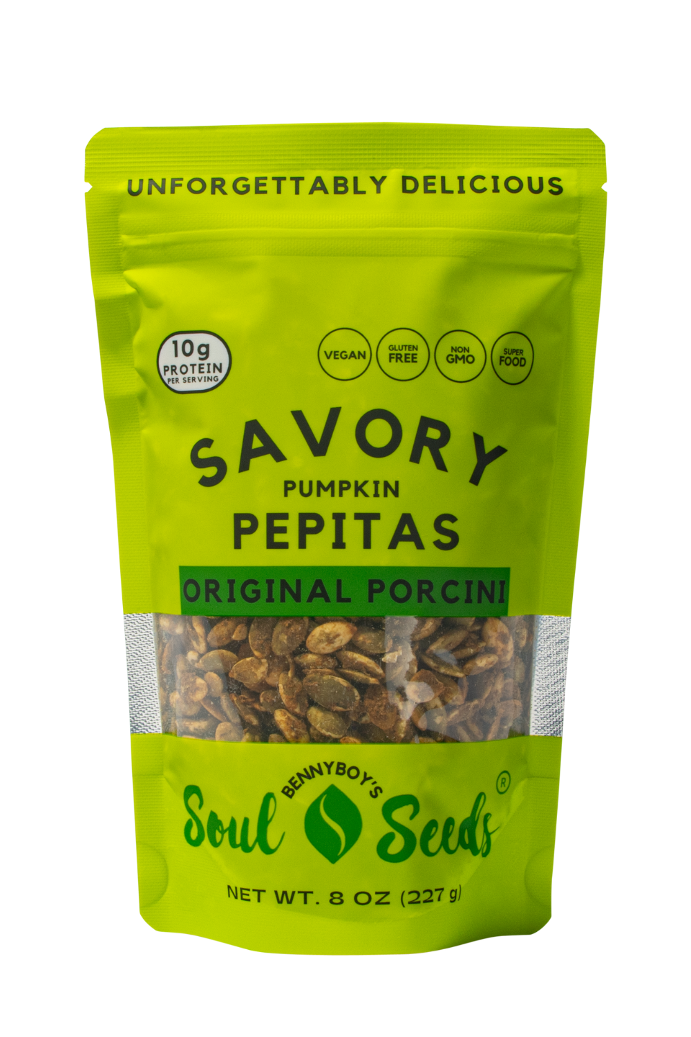 Savory Pumpkin Pepitas, Original Porcini