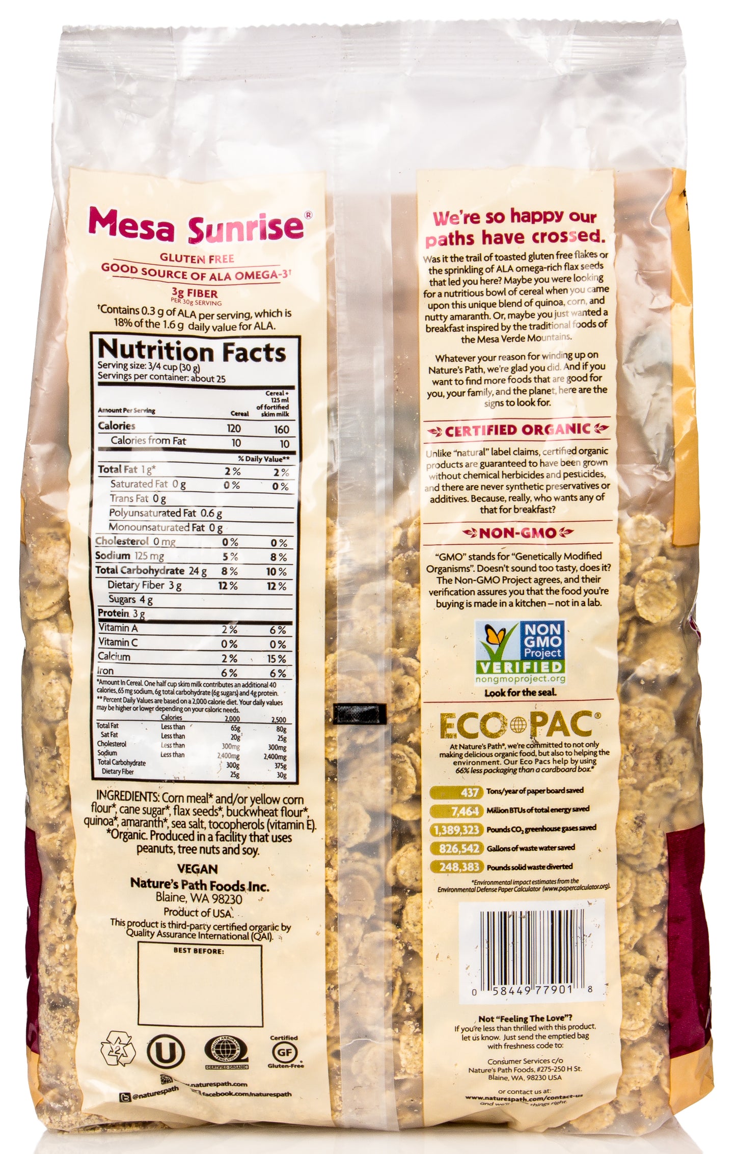 Mesa Sunrise, Organic