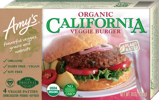 California Veggie Burger, Frozen