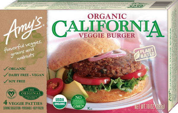 California Veggie Burger, Frozen