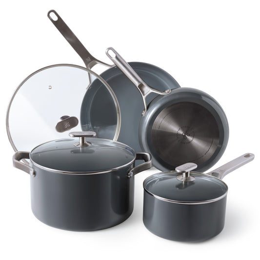 Cookware Set, 10 Piece, Midnight Gray