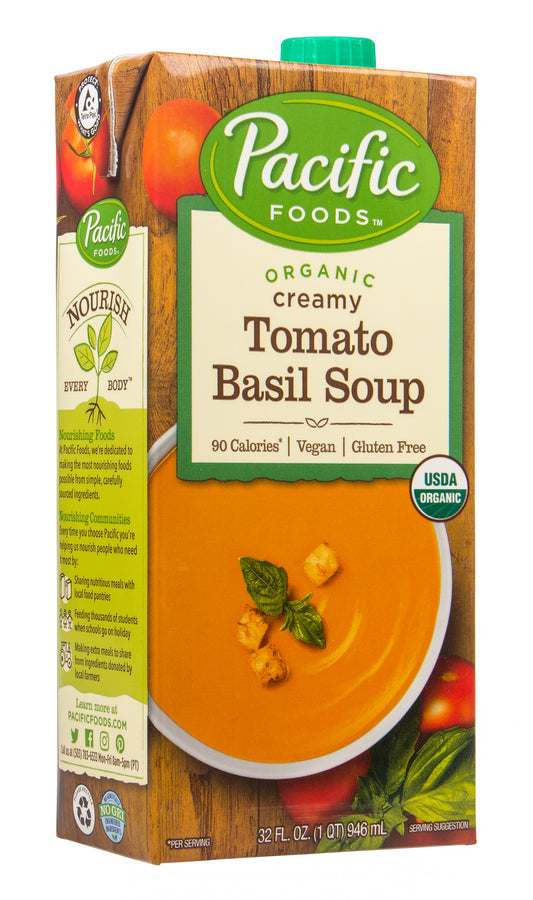 Creamy Tomato Basil Soup, Organic