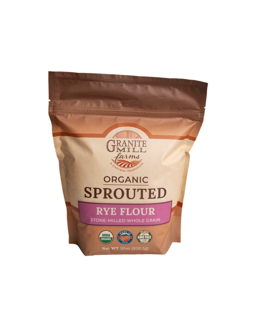 Rye Flour, Sprouted, Organic