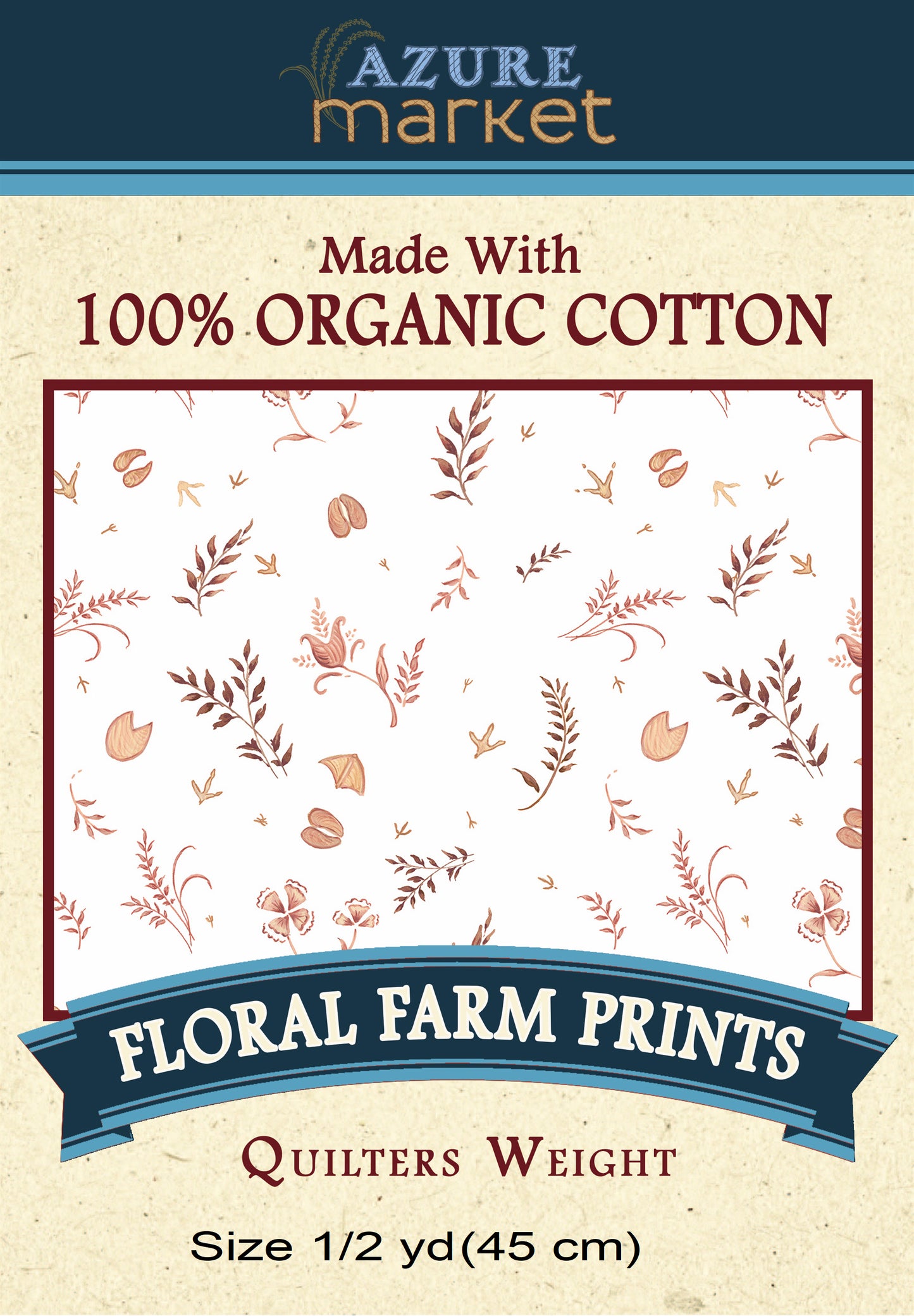 Floral Farm Prints, Quilters Weight