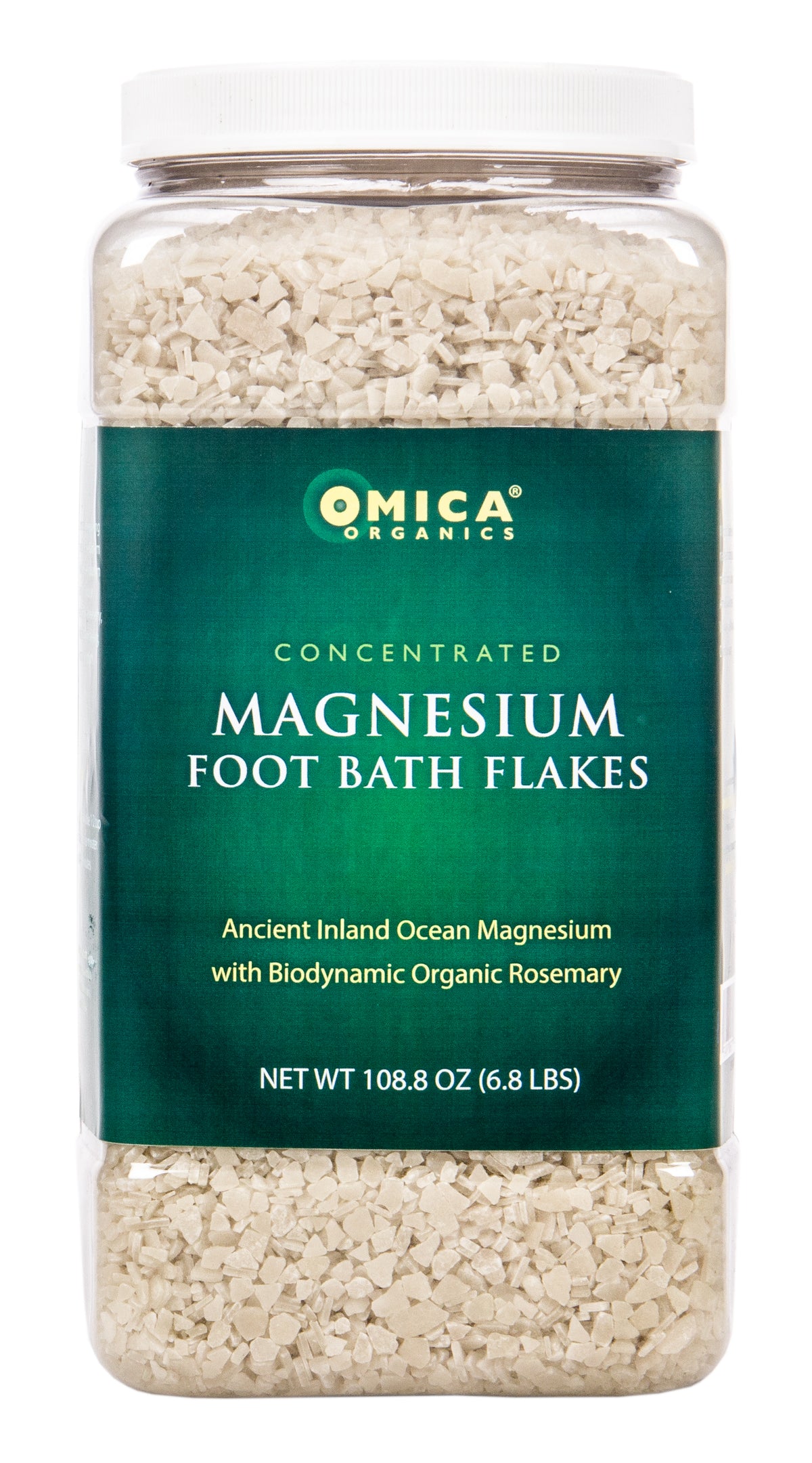 Magnesium Foot Bath Flakes w Biodynamic Organic Rosemary