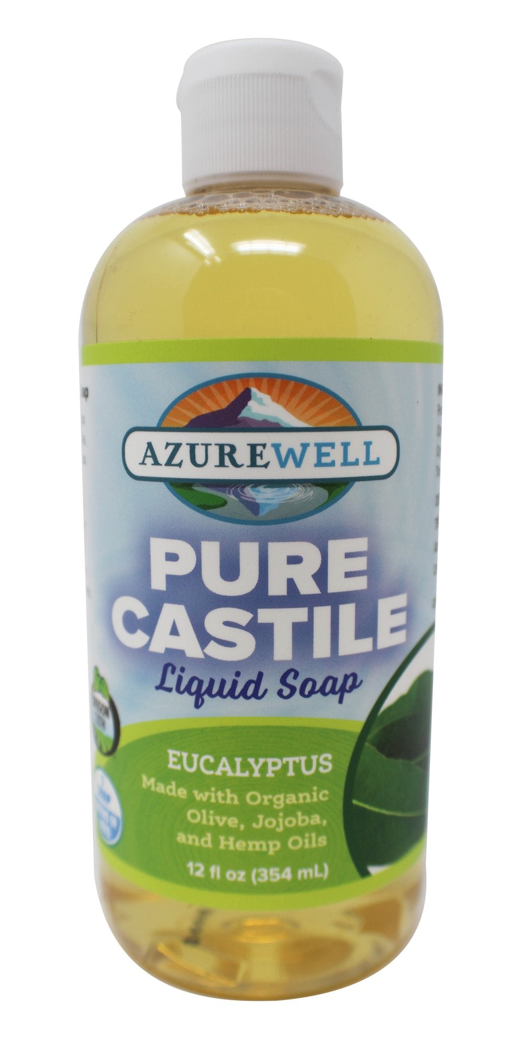 Castile Liquid Soap, Pure, Eucalyptus, Organic