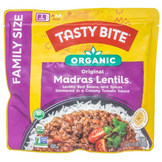 Madras Lentils, Family Size, Organic