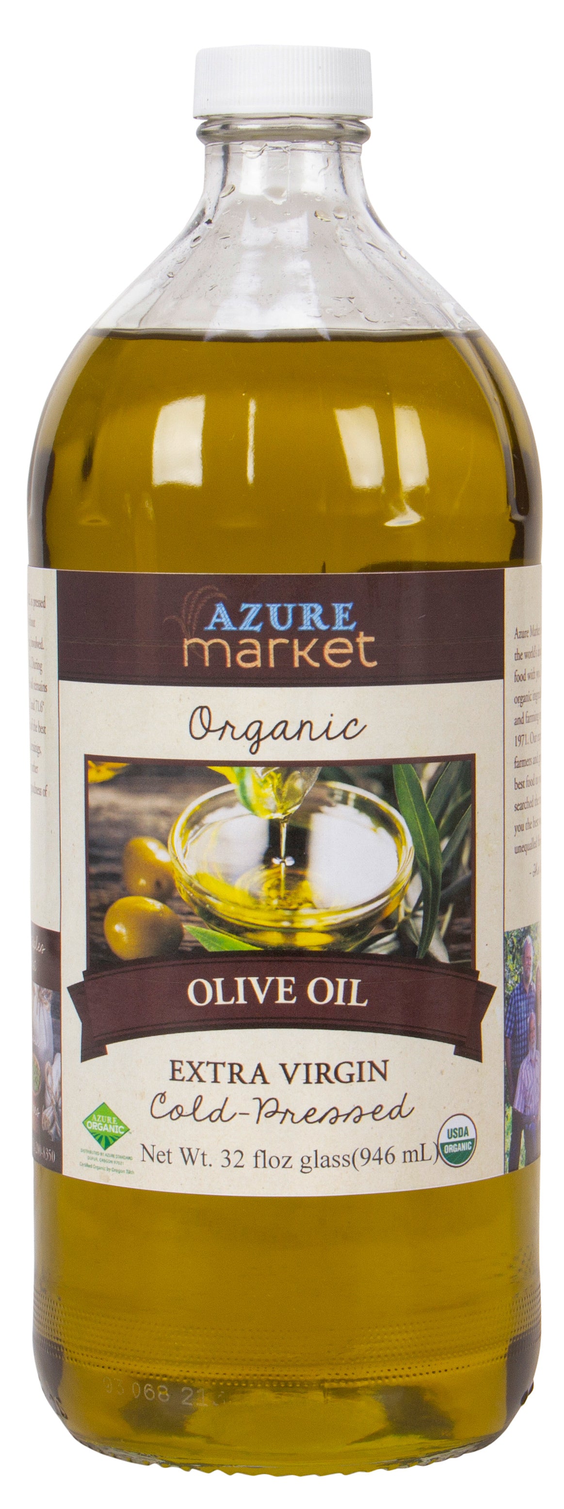 Olive Oil, Extra Virgin, Cold Pressed, Organic