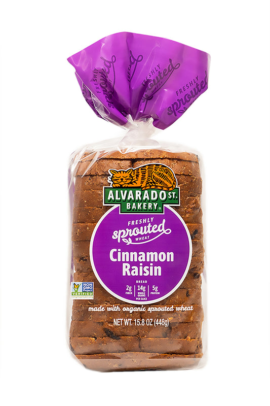 Sprouted Wheat Cinnamon Raisin Bread, Frozen
