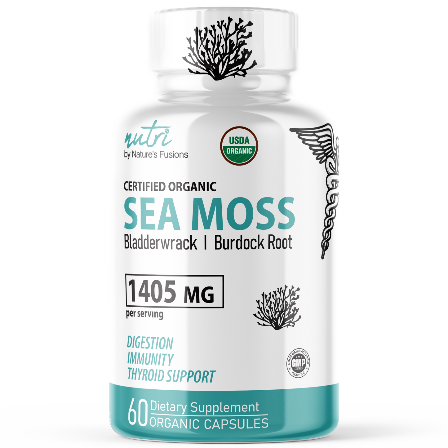 Sea Moss, 1405mg, Organic