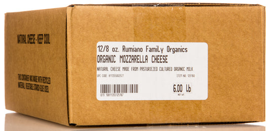 Mozzarella Cheese, Organic, Random Weight