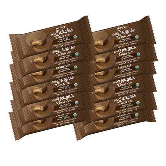Dark Delight Carob Cup, Peanut Butter, Organic