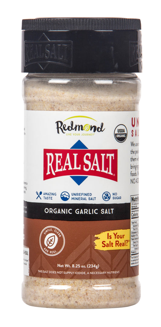 Garlic Salt, Real Salt, Organic