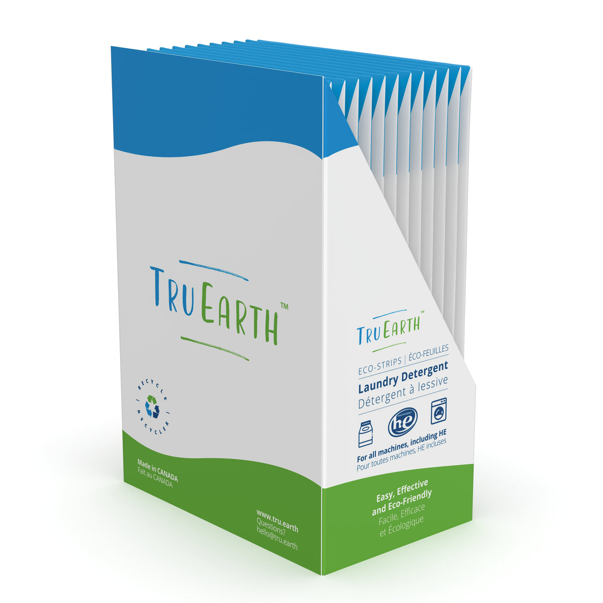 Laundry Detergent Eco-Strips, Fresh Linen