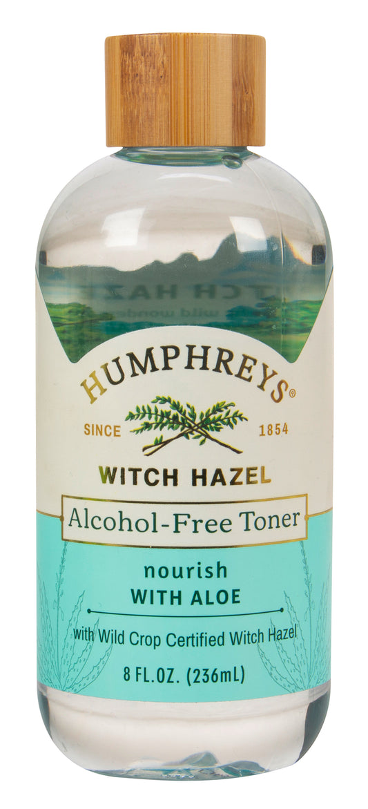 Facial Toner Witch Hazel Nourish with Aloe, Alcohol Free