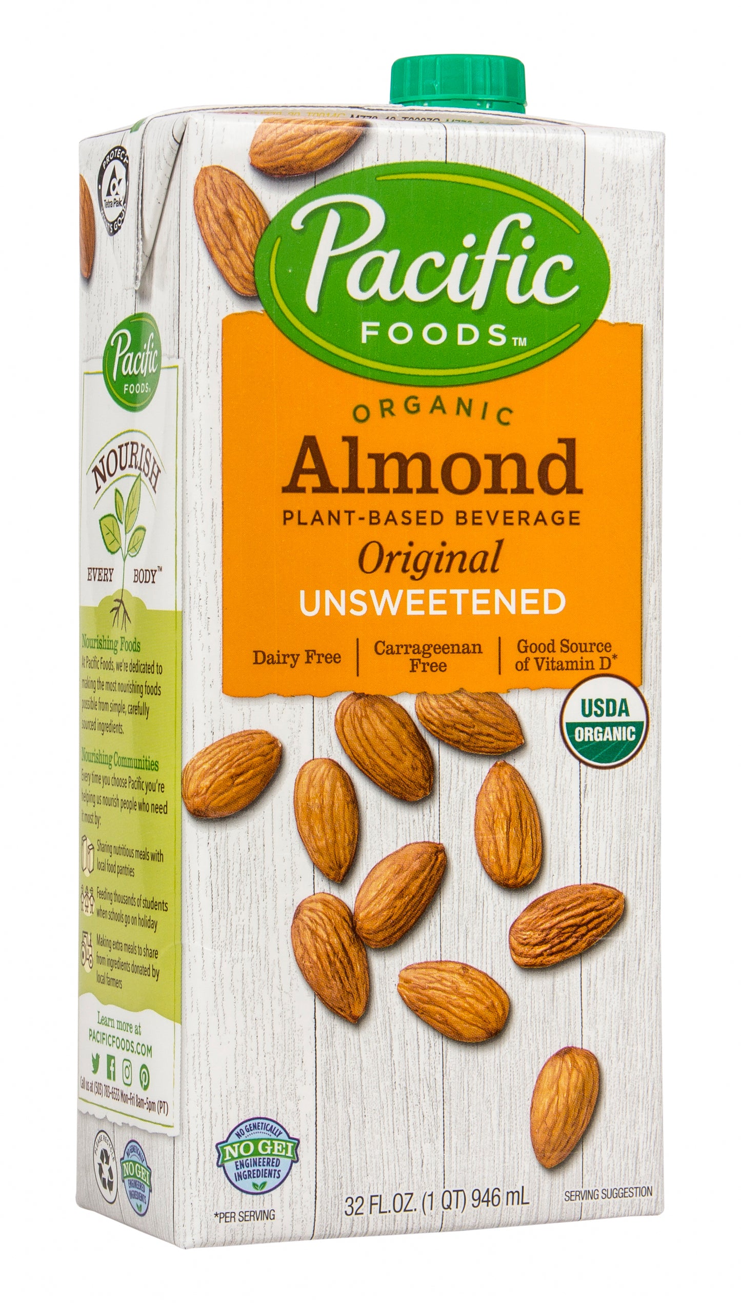 Almond Beverage, Unsweetened, Original, Organic