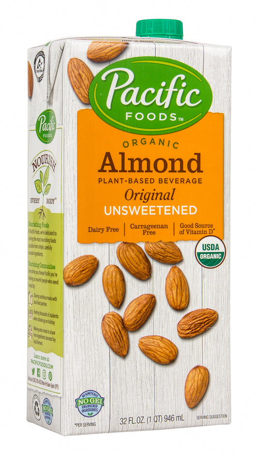 Almond Beverage, Unsweetened, Original, Organic
