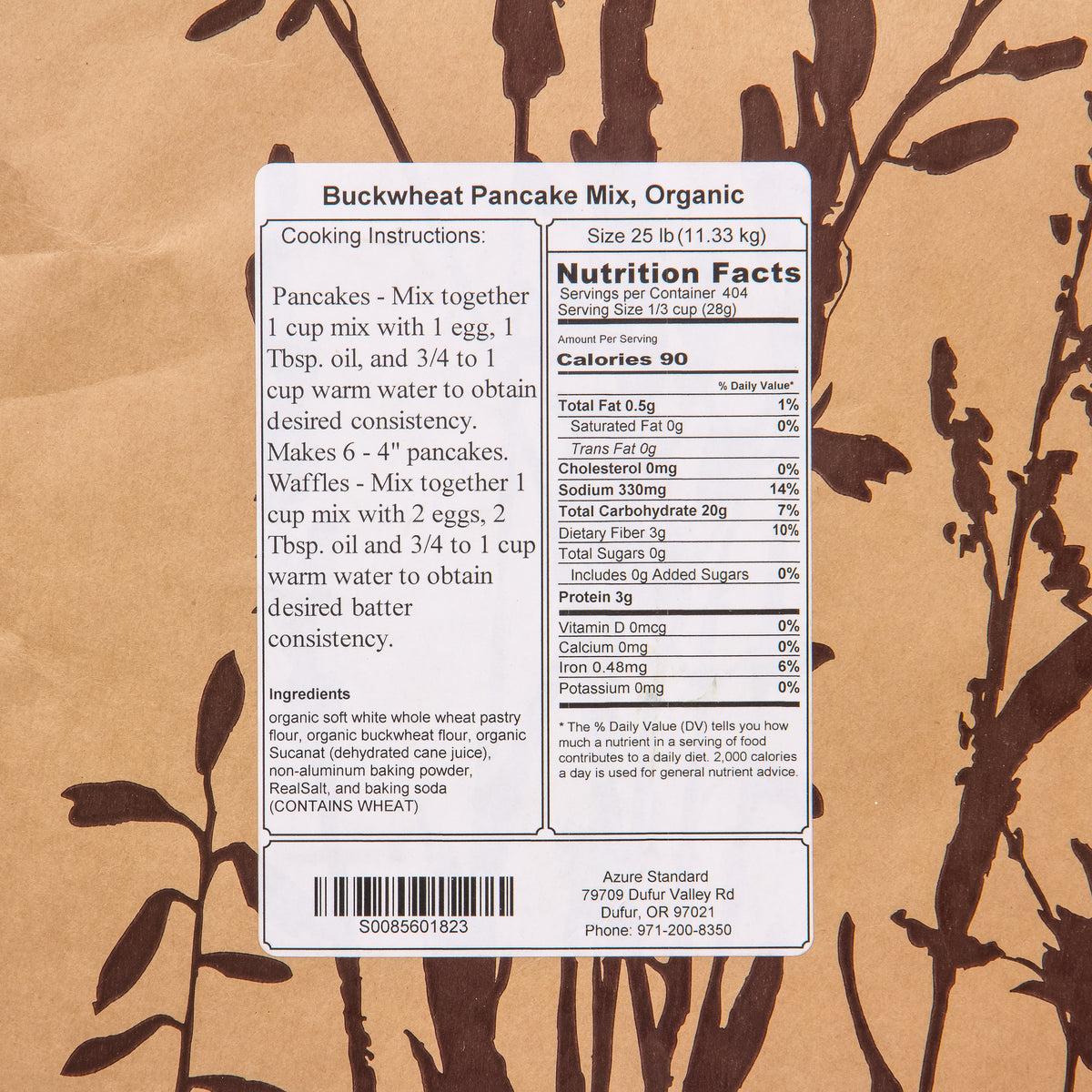 Buckwheat Pancake Mix, Organic