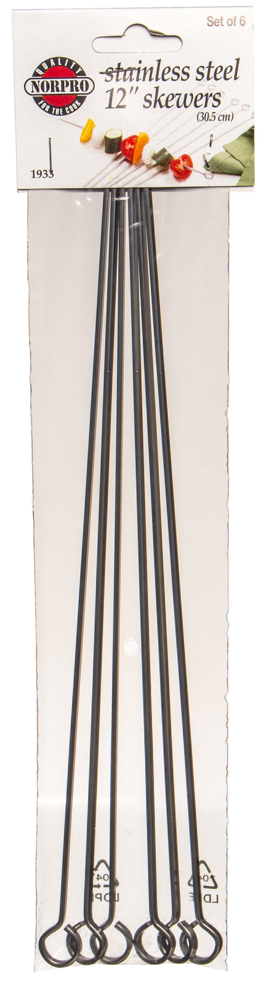 Skewers, Stainless Steel (6 Skewers)
