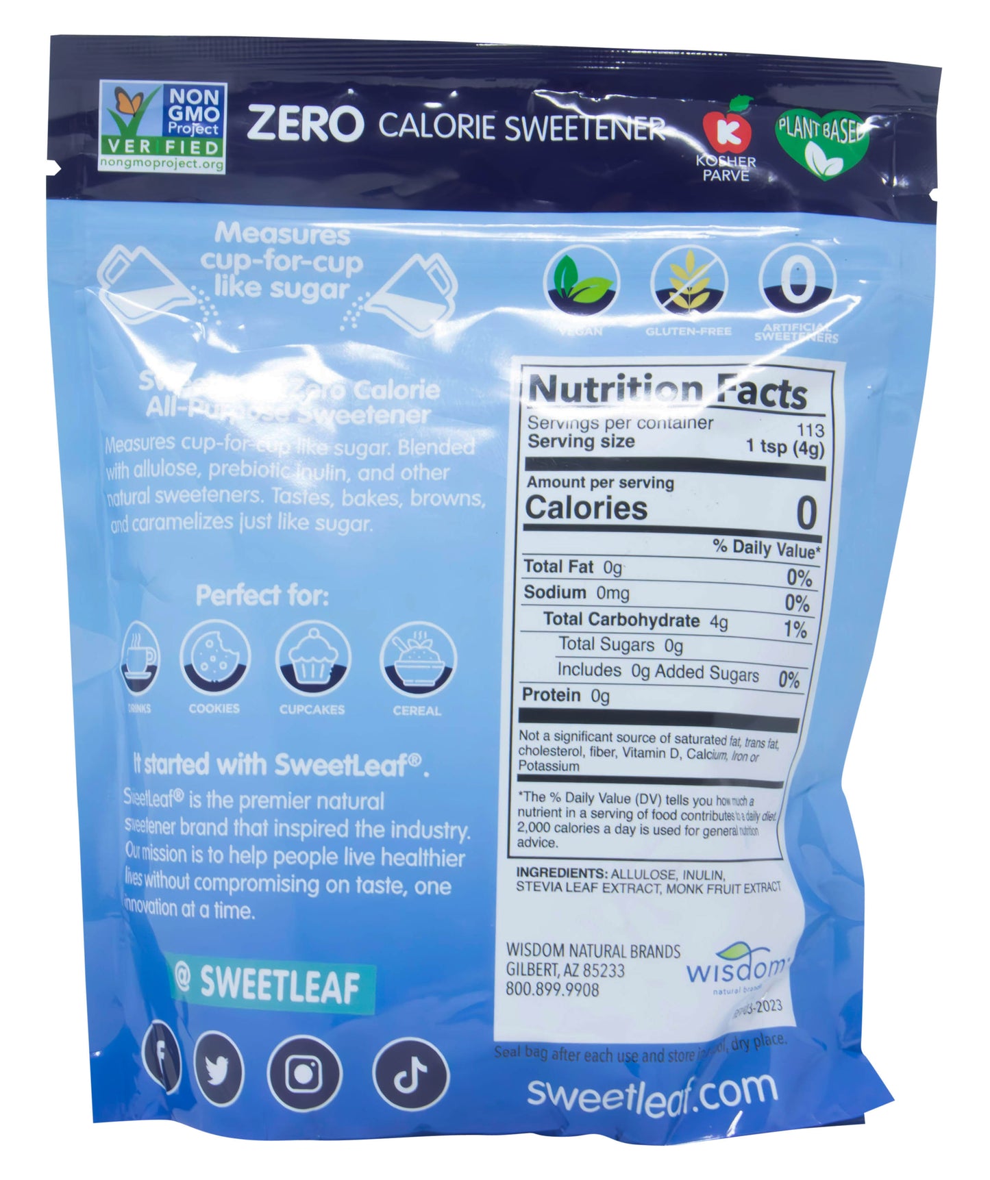 All-Purpose Sweetener, Zero Calorie, Granular