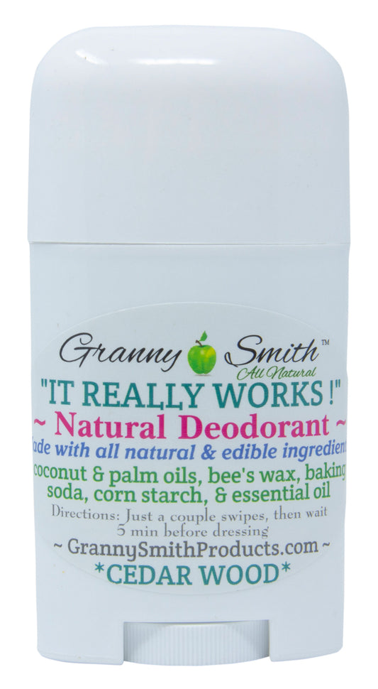 Deodorant Stick, Cedar Wood & Fir, All Natural