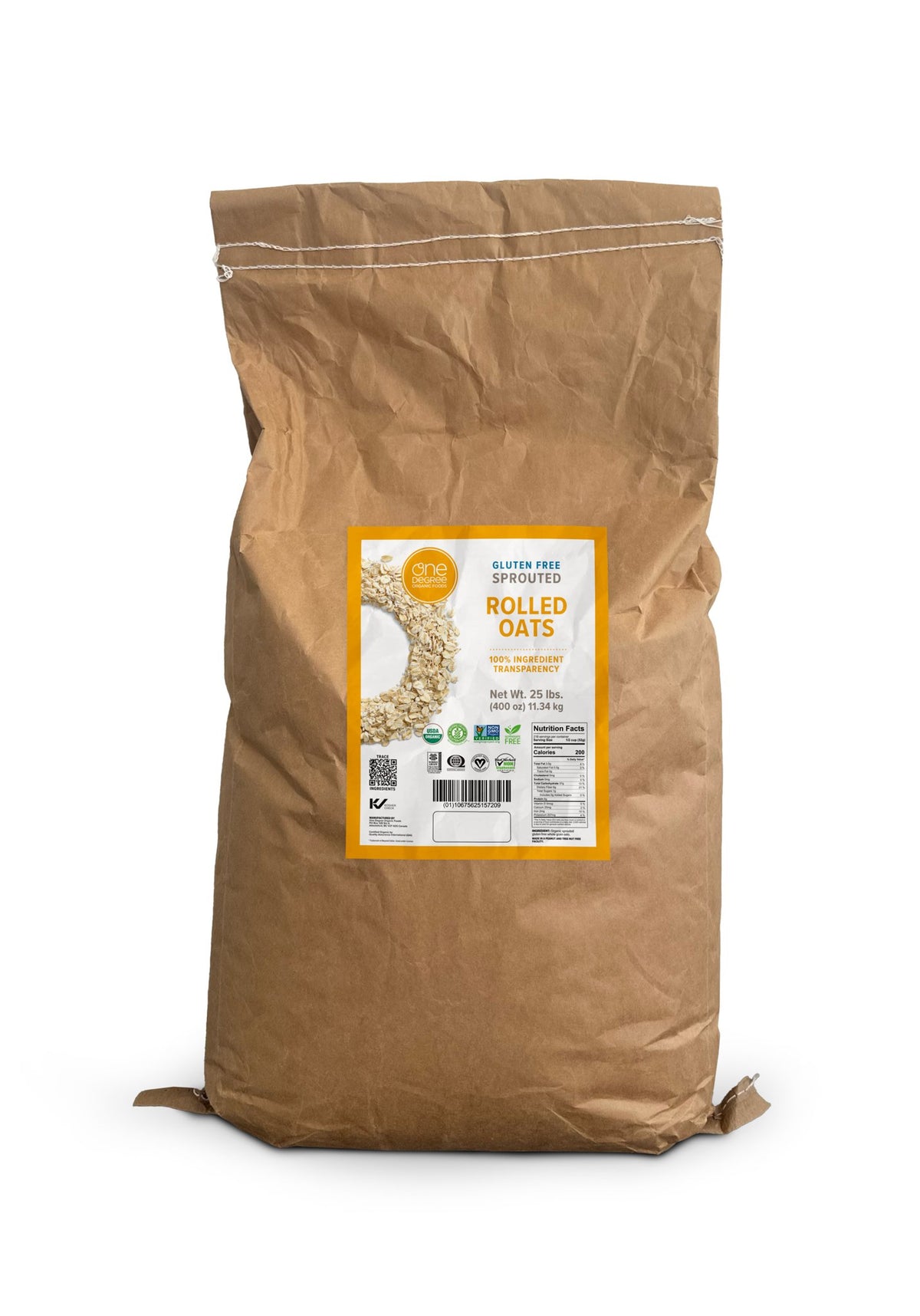 Rolled Oats, Sprouted, Organic