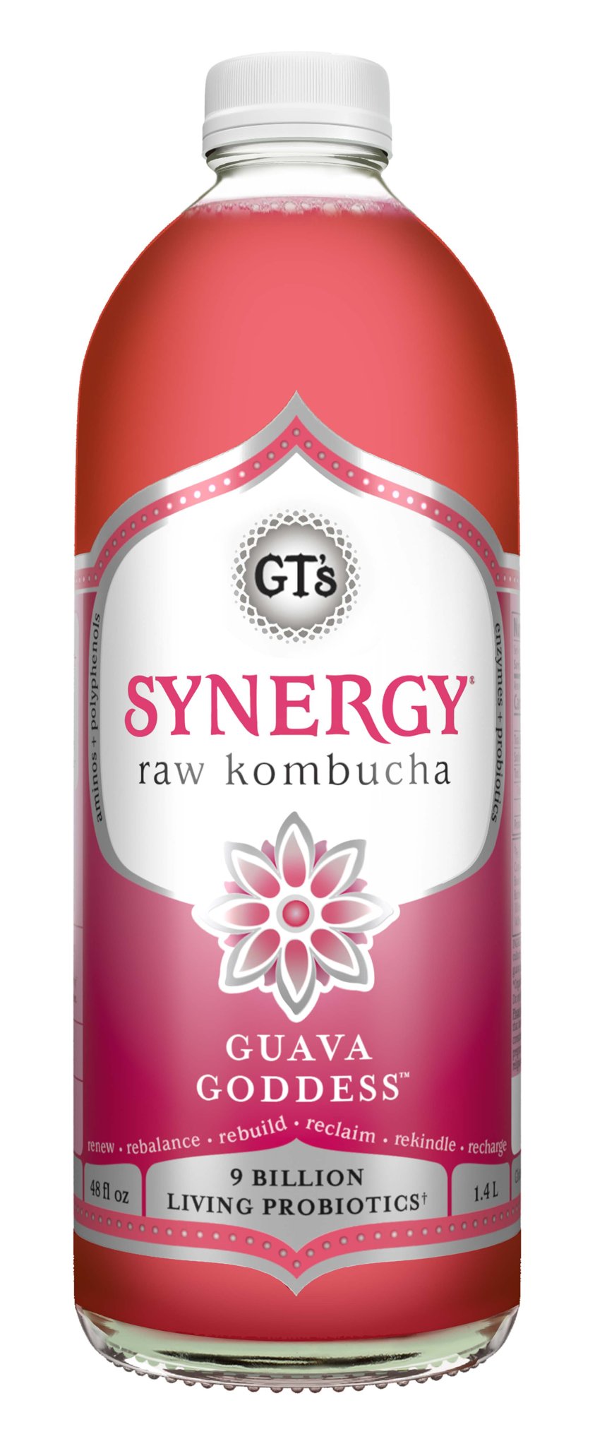 SYNERGY, Kombucha Raw, Guava Goddess