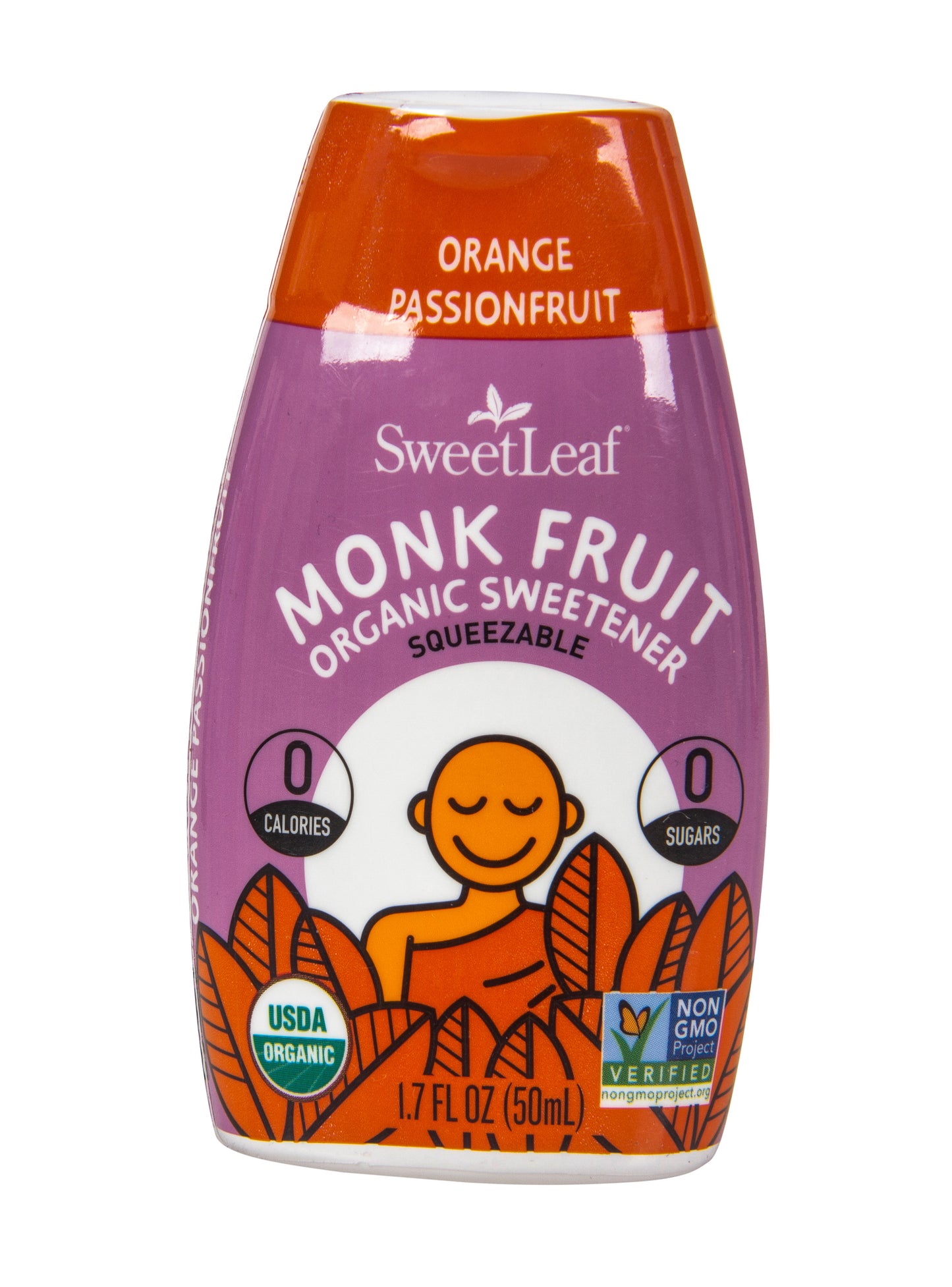 Monk Fruit Liquid Squeezable, Orange Passion Fruit, Organic