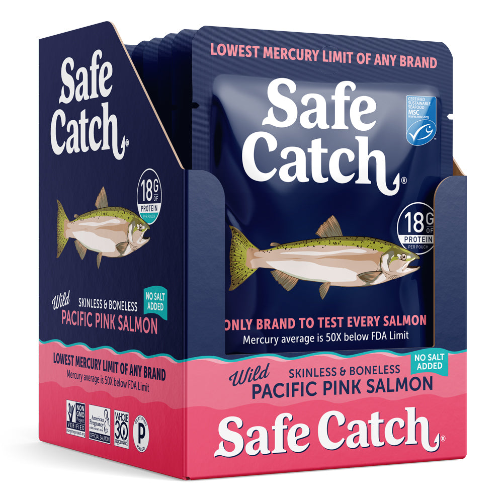 Wild Pink Salmon, No Salt Added, Pouch
