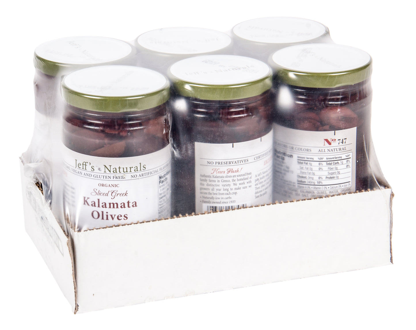 Kalamata Olives, Sliced, Organic