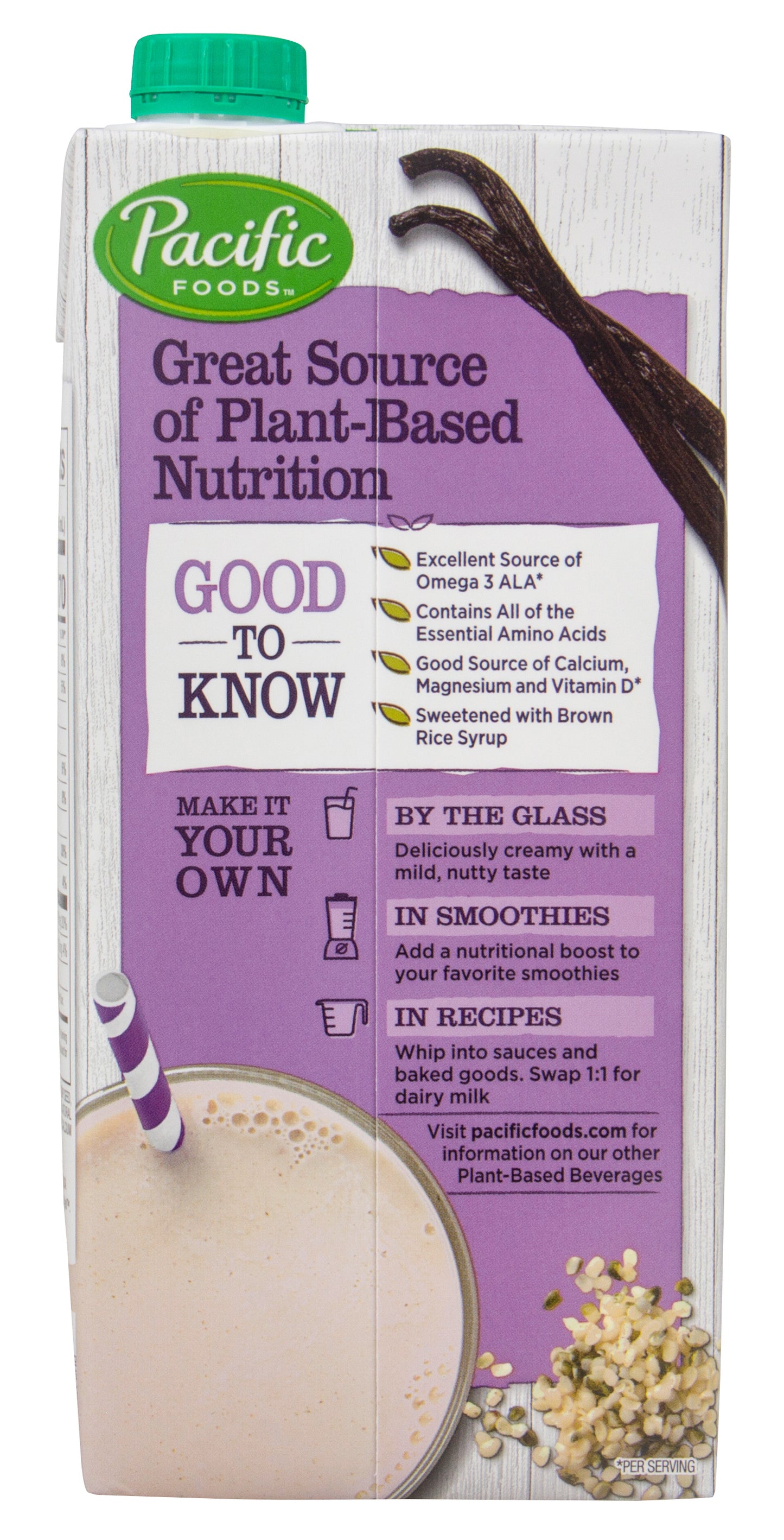 Hemp Milk, Vanilla