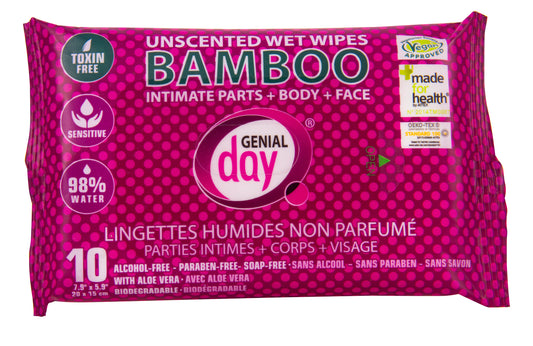 Wet Wipes, Bamboo, Unscented