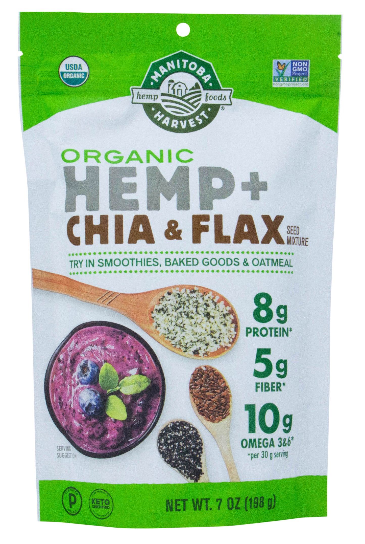 Hemp + Chia & Flax, Organic