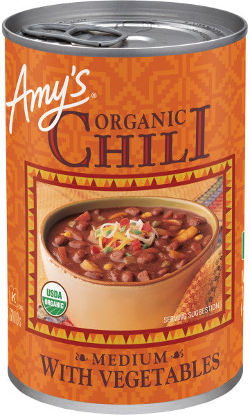 Medium Chili with Vegetables, Organic