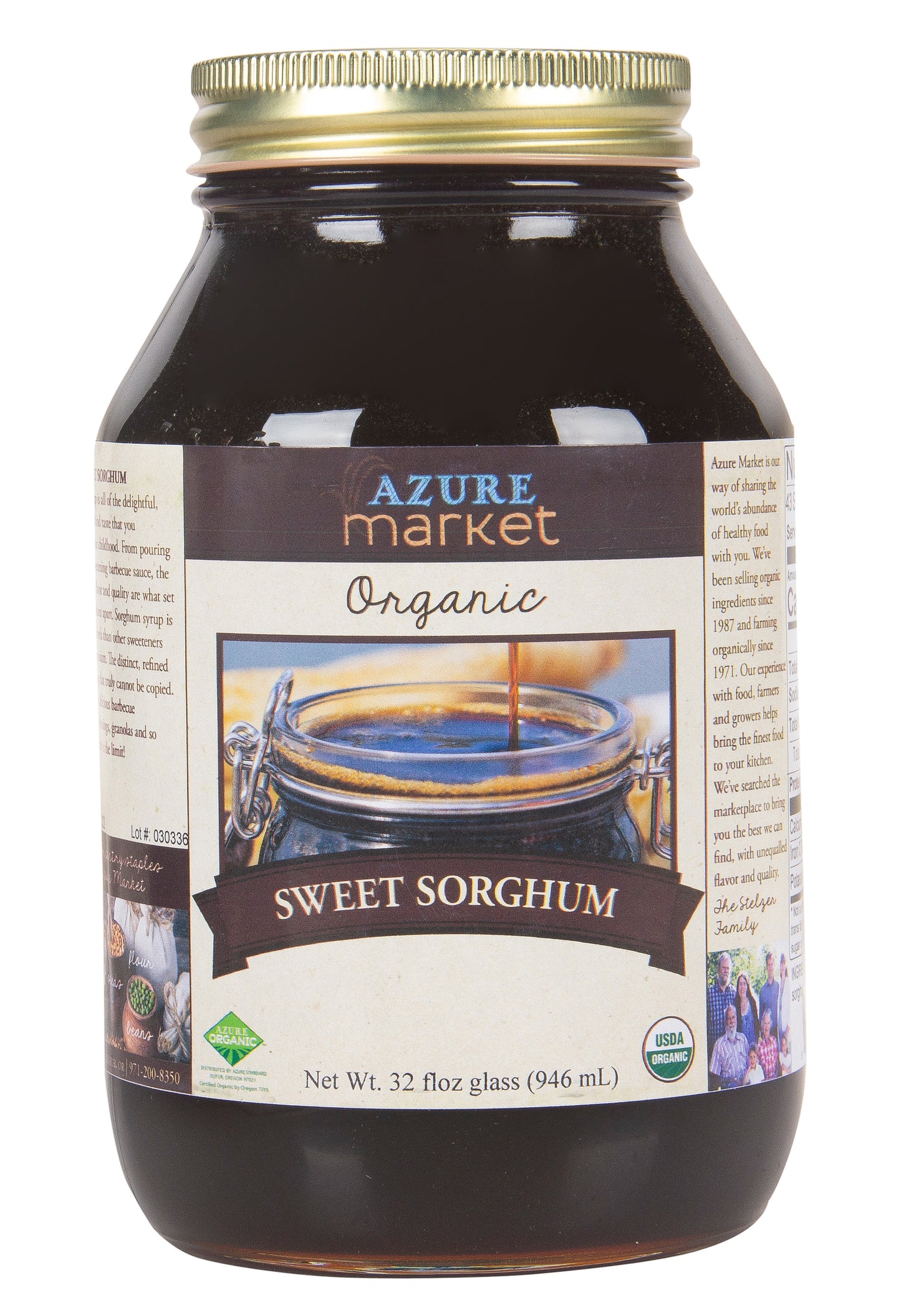 Pure Sweet Sorghum, Organic