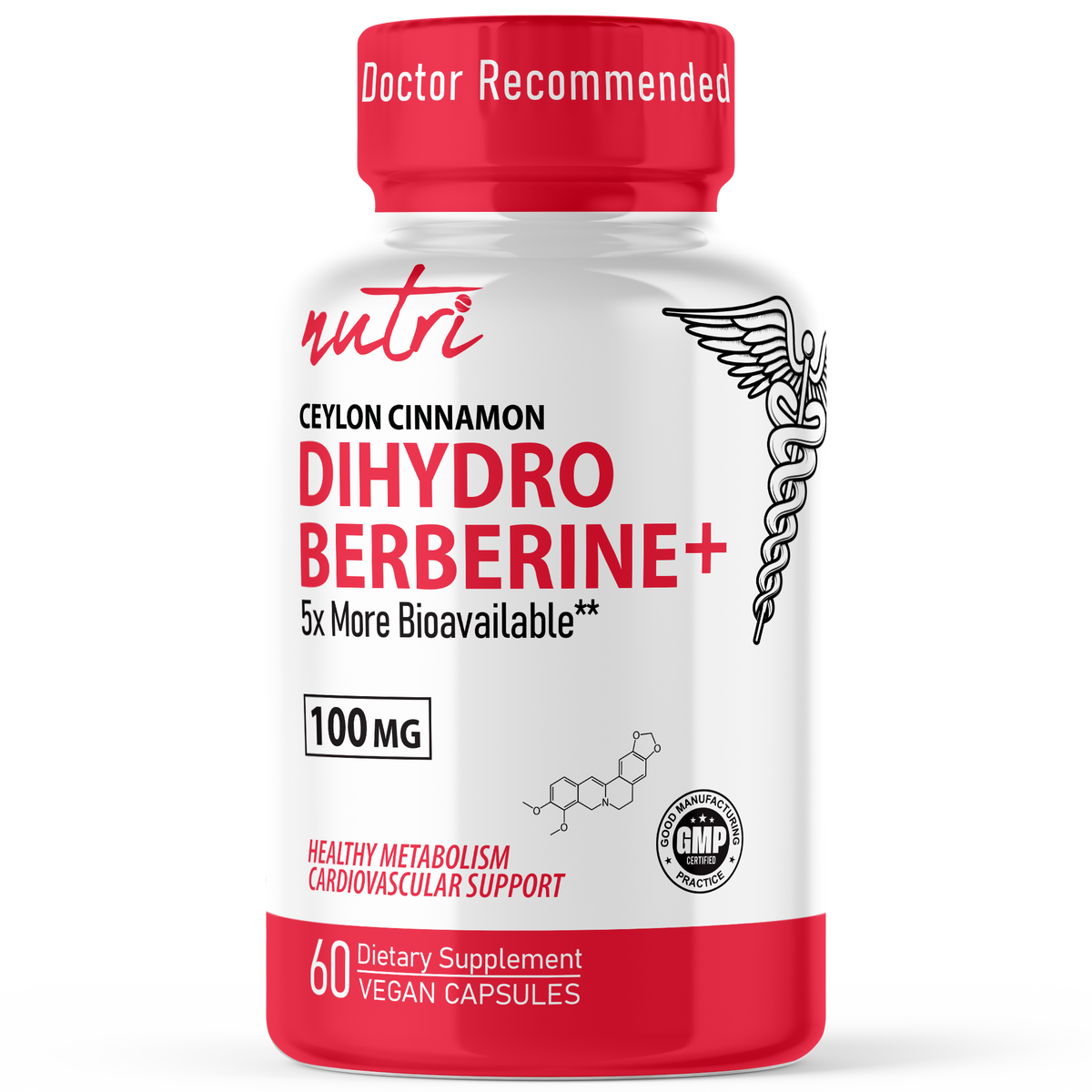 Dihydroberberine+ With Ceylon Cinnamon, 100mg