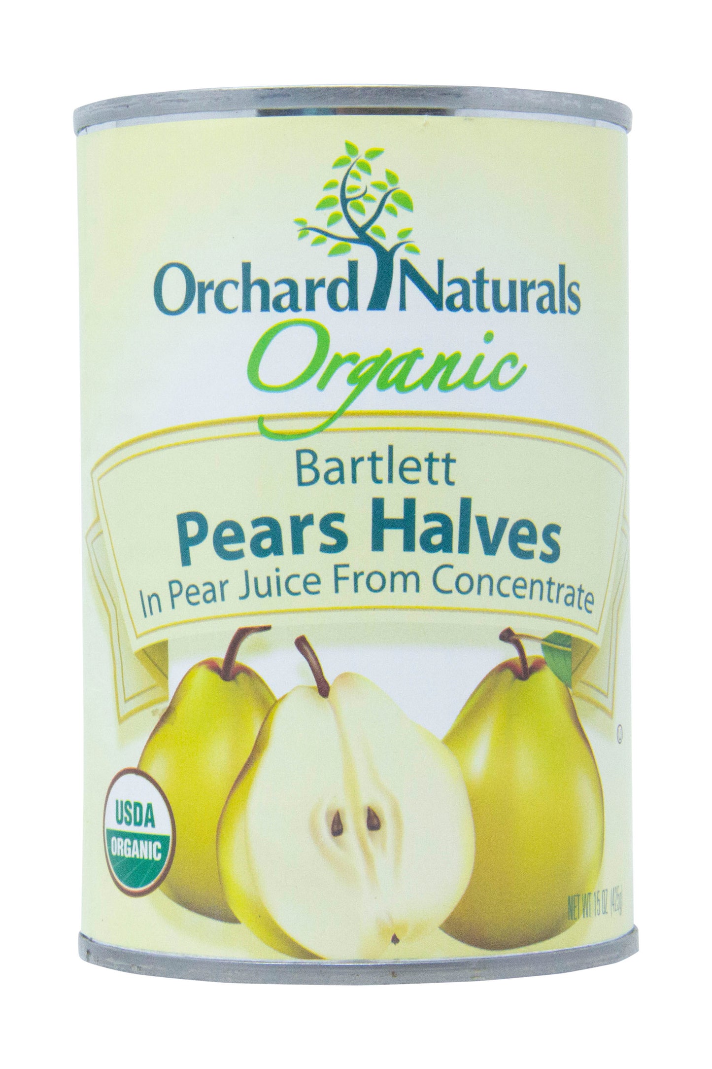 Pear, Halves, In Pear Juice, Organic