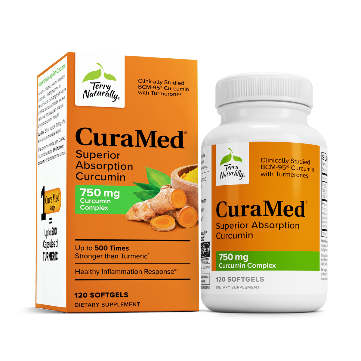CuraMed Superior Absorption Curcumin, 750 mg