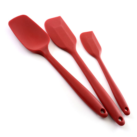Silicone Spatula, Set of 3, Red