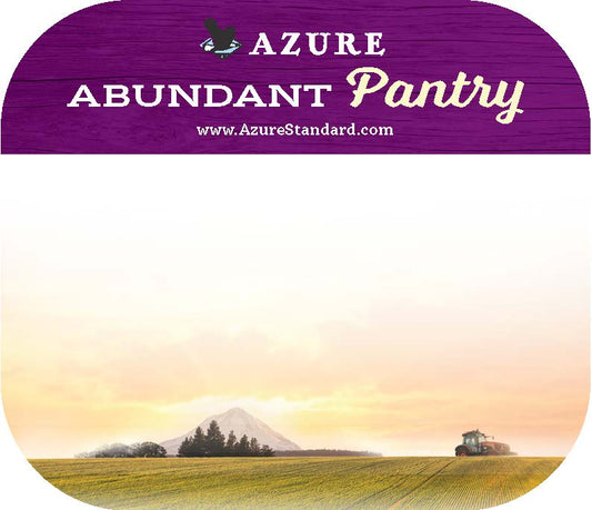 Azure Abundant Pantry Label, Small - Purple (2.25x2.65)