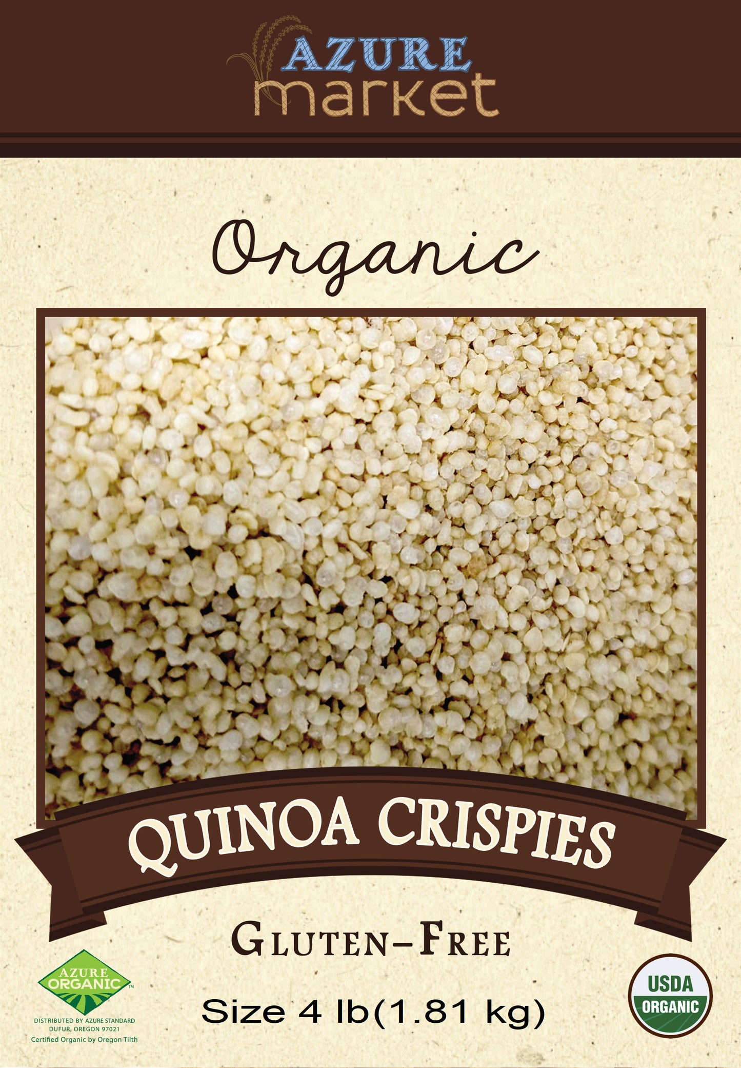 Quinoa Crispies, GF, Organic