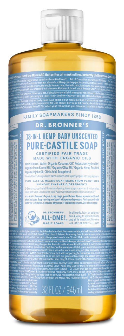 Hemp Baby Mild Pure Castile Soap, Organic