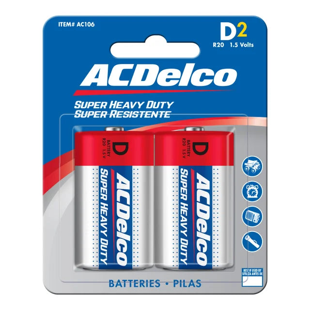 Batteries, Heavy Duty, D
