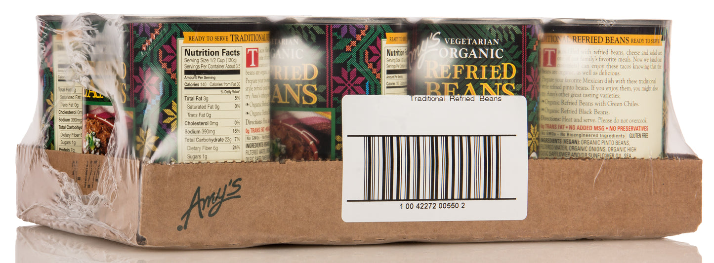 Traditional Refried Beans, Organic